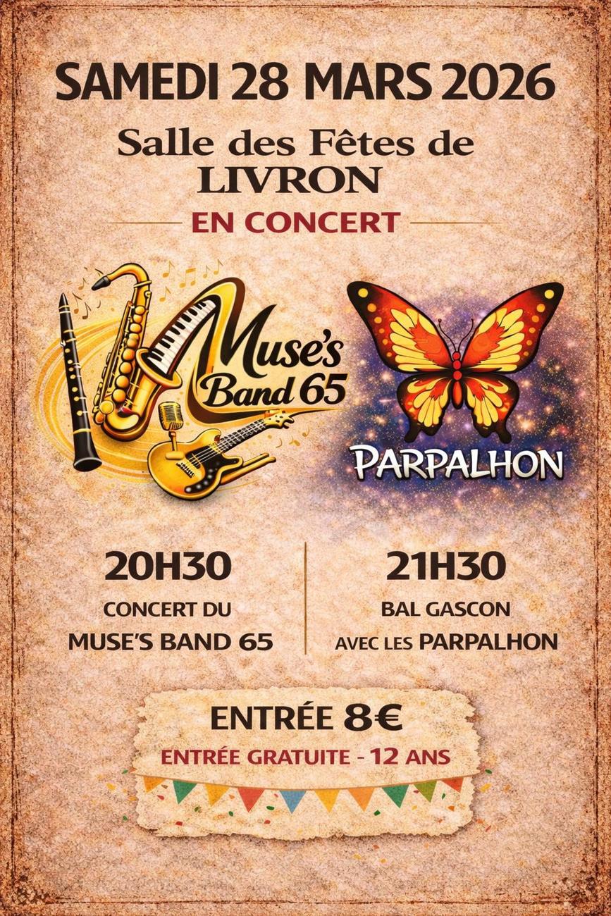 Affiche officielle du concert de Livron
