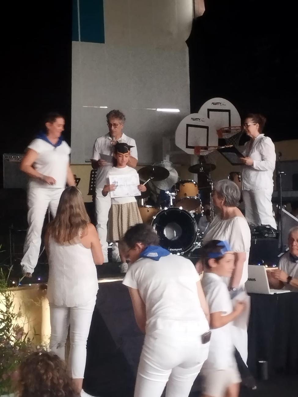 Mus'O Party, remise des diplômes sur scène