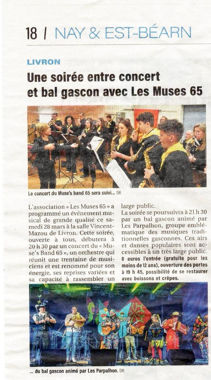 Second article de presse, soirée de Livron